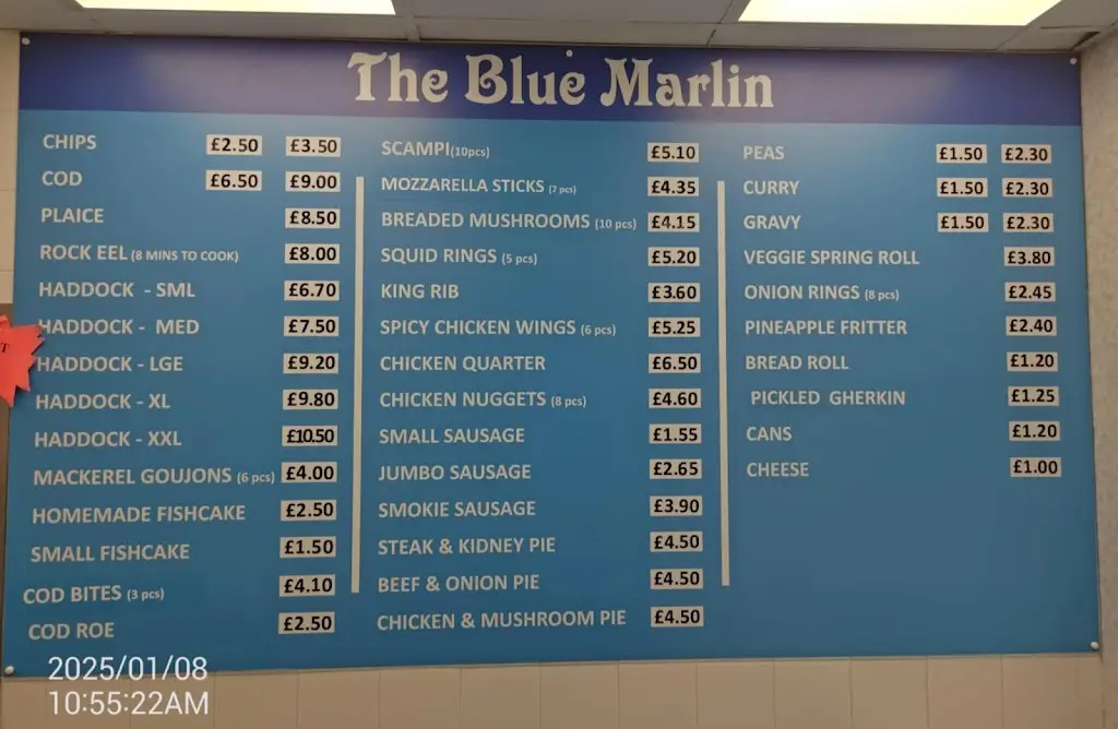 Menu_Blue Marlin Fish Chip Shop_Oundle_image_1