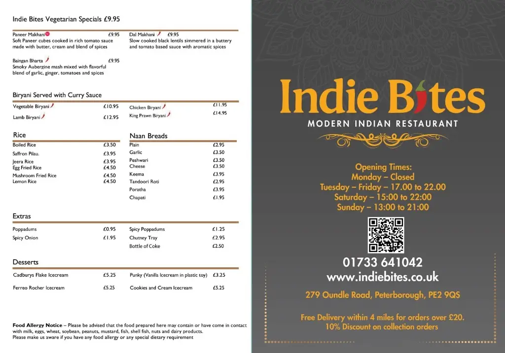 Menu_Indie Bites_Oundle_image_1