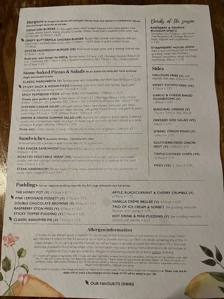 Menu_The Cuckoo_Oundle_image_1