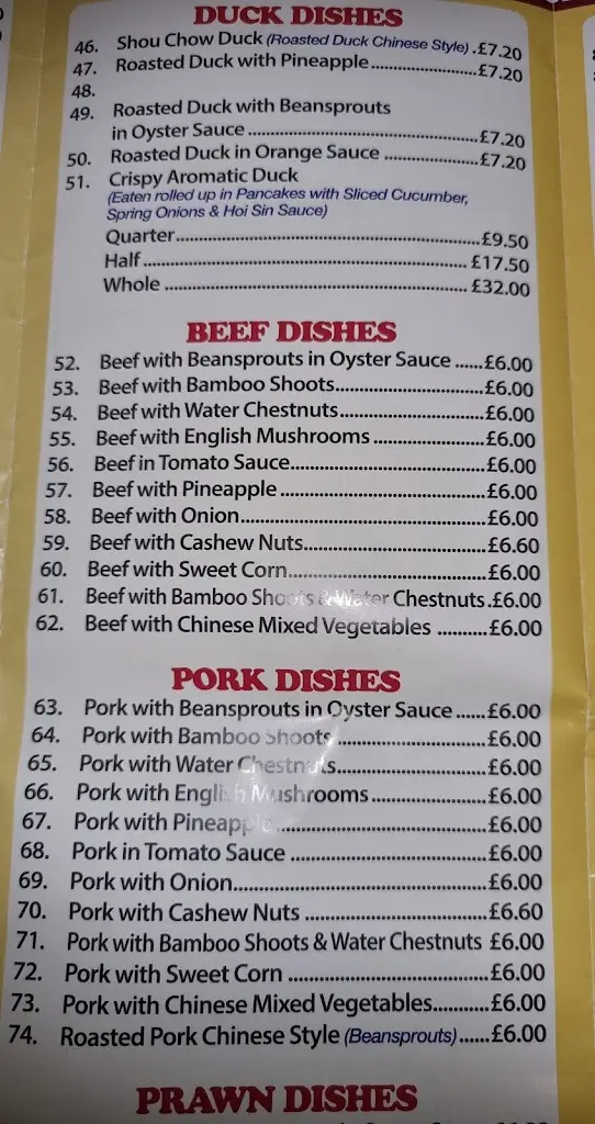 Menu_Yangtze River Chinese Take Away_Oundle_image_1