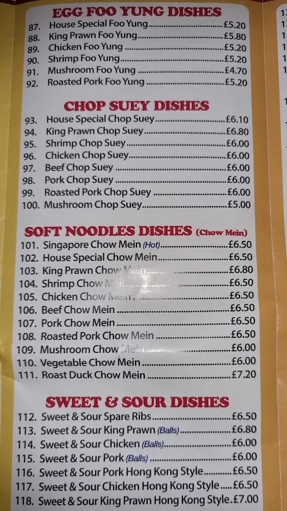 Menu_Yangtze River Chinese Take Away_Oundle_image_4