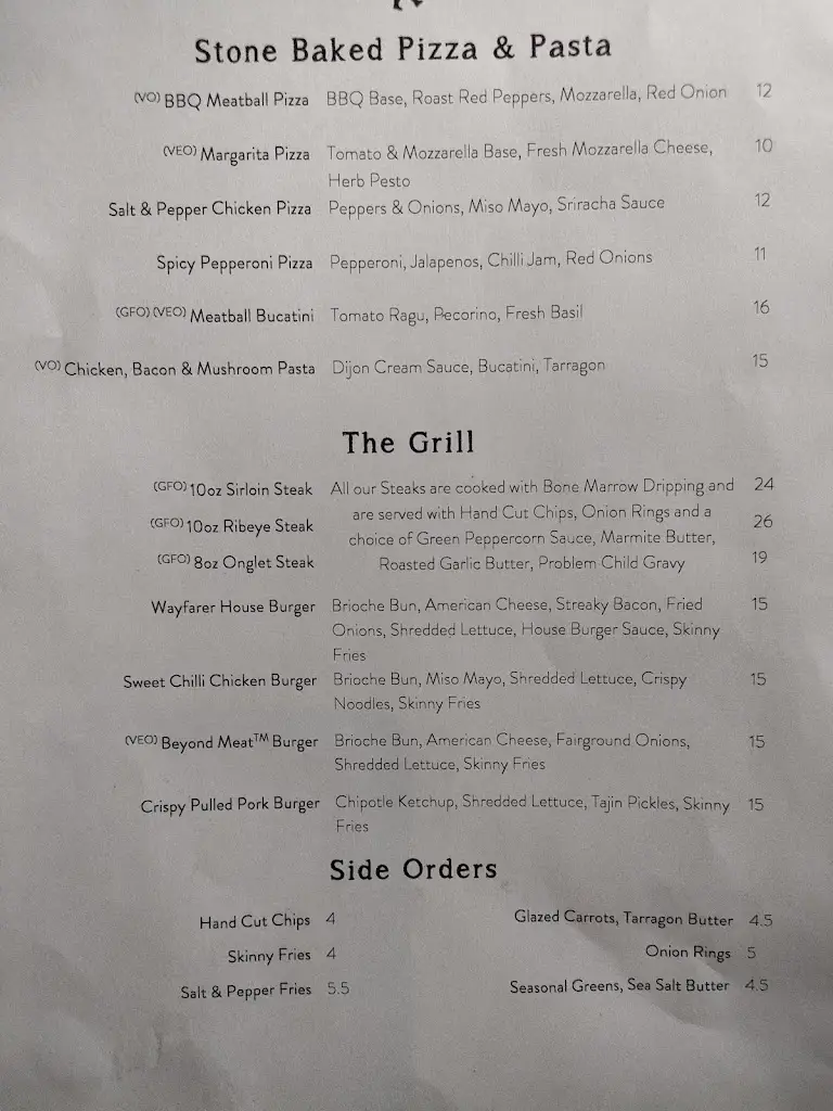 Menu_The Wayfarer_Parbold_image_2