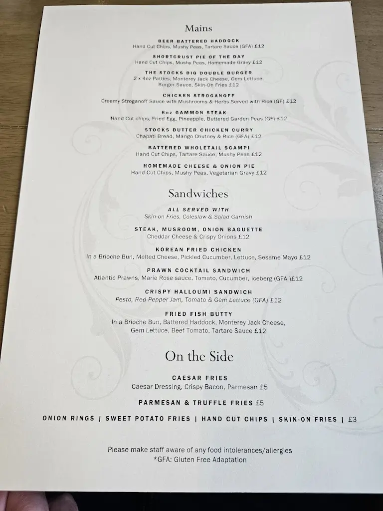 Menu_The Stocks Tavern_Parbold_image_3