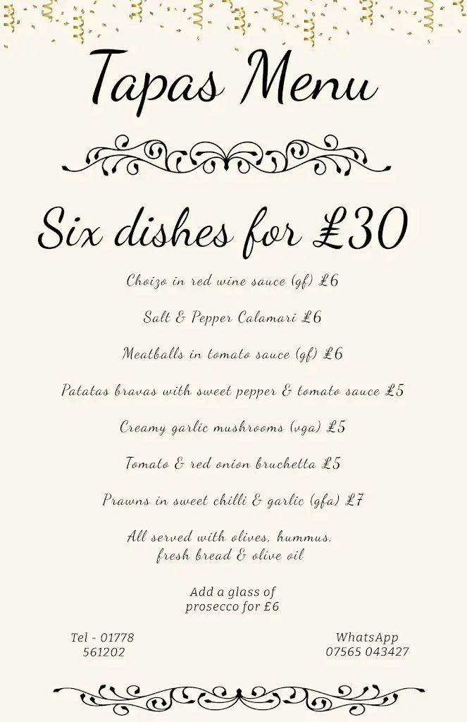 Menu_The Black Horse_Baston_image_4