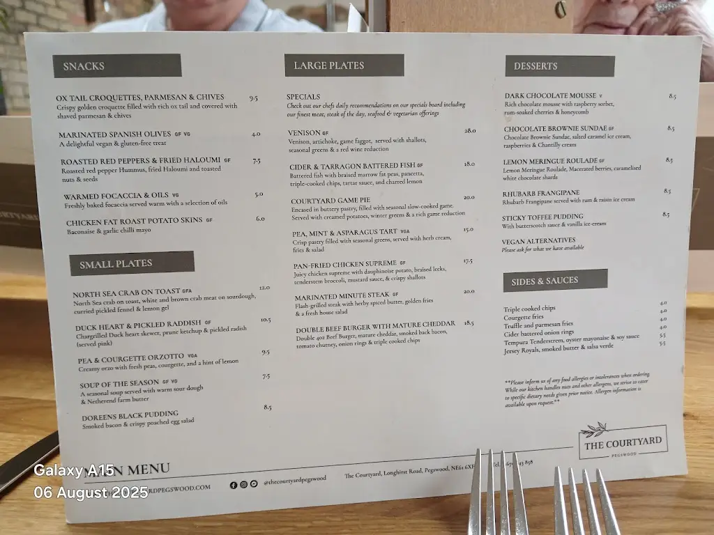Menu_The Courtyard Pegswood_Pegswood_image_1
