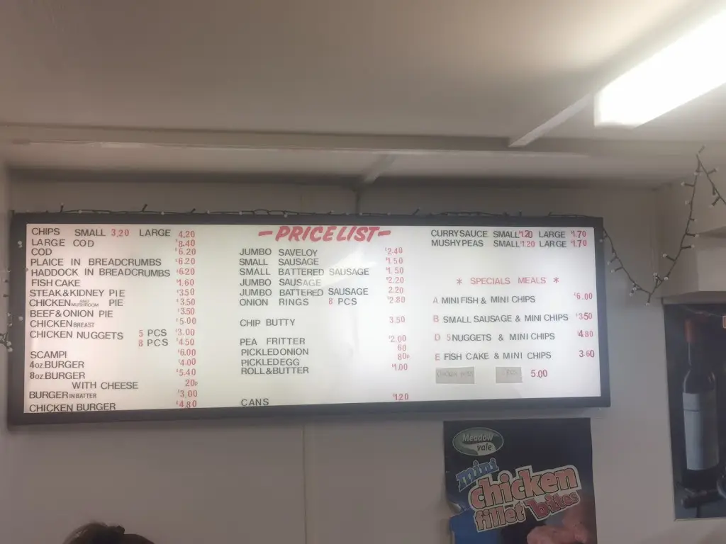 Menu_Ken's Fish Bar_Peasedown Saint John_immagine_3