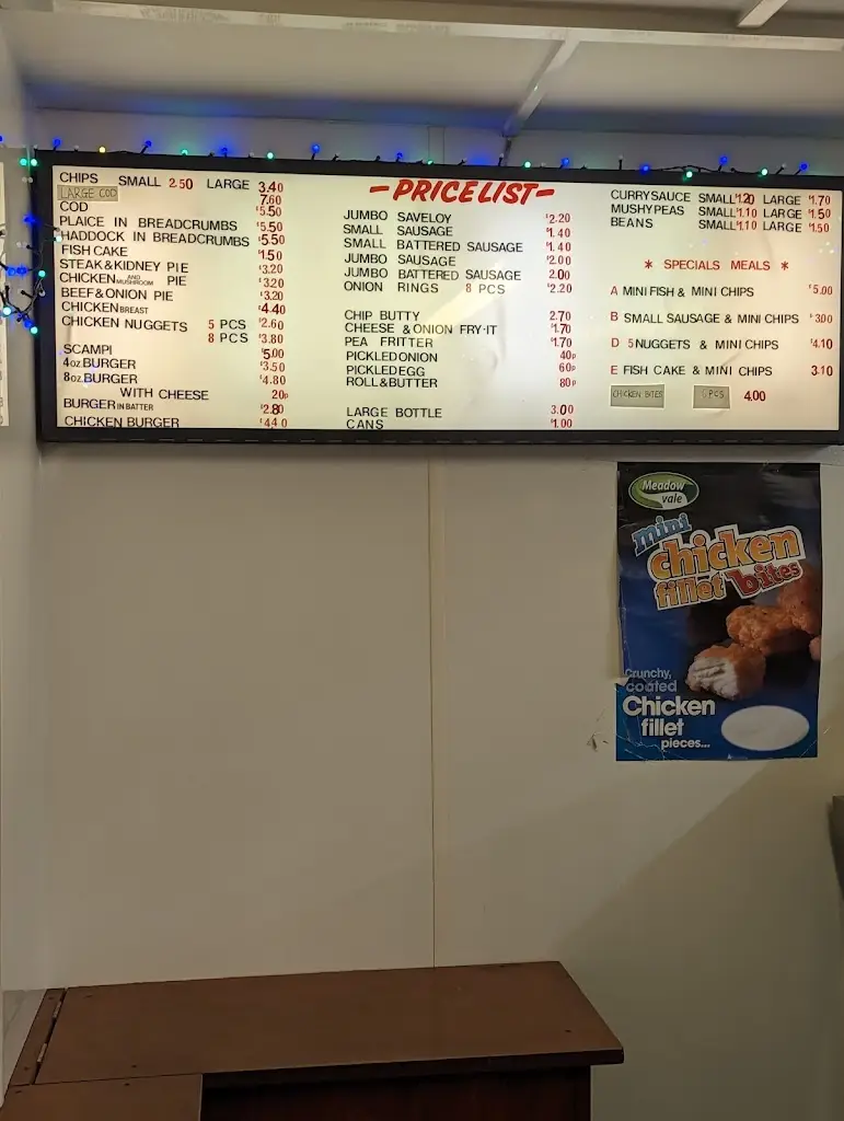 Menu_Ken's Fish Bar_Peasedown Saint John_immagine_4