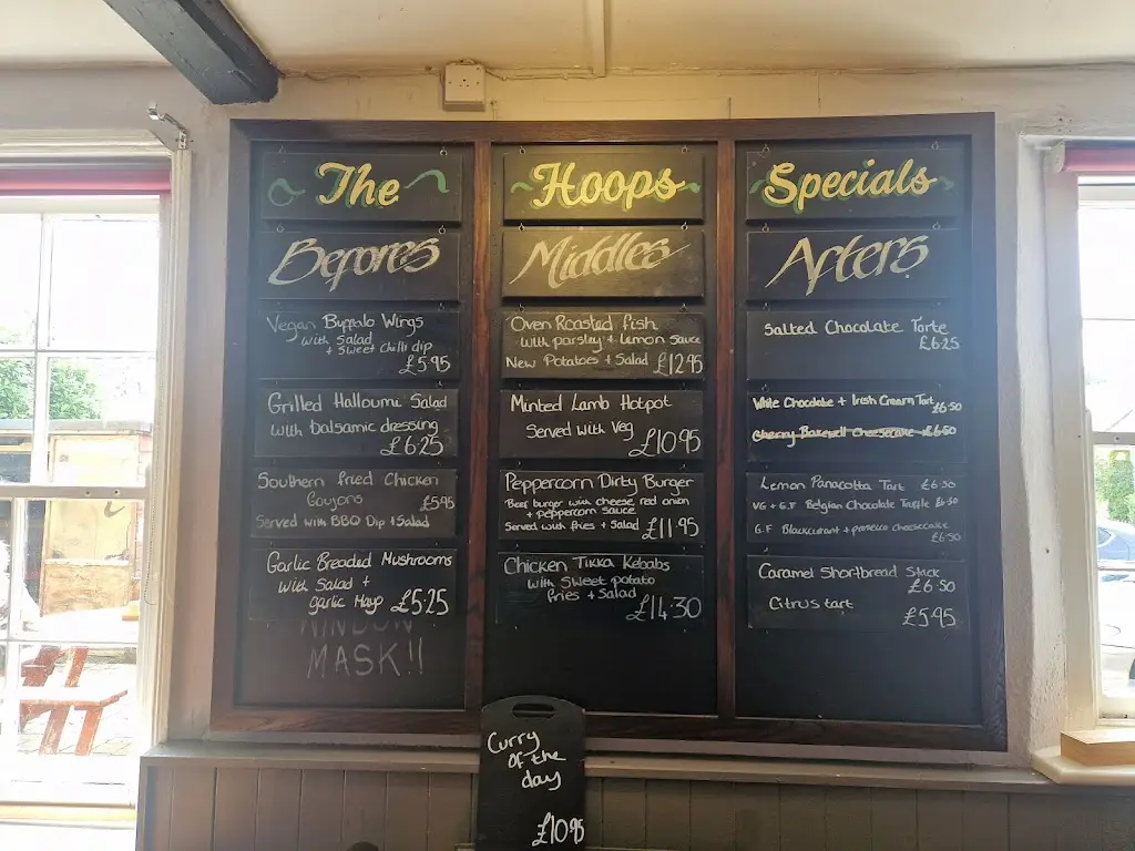 Menu_The Hoops_Bassingbourn_image_4