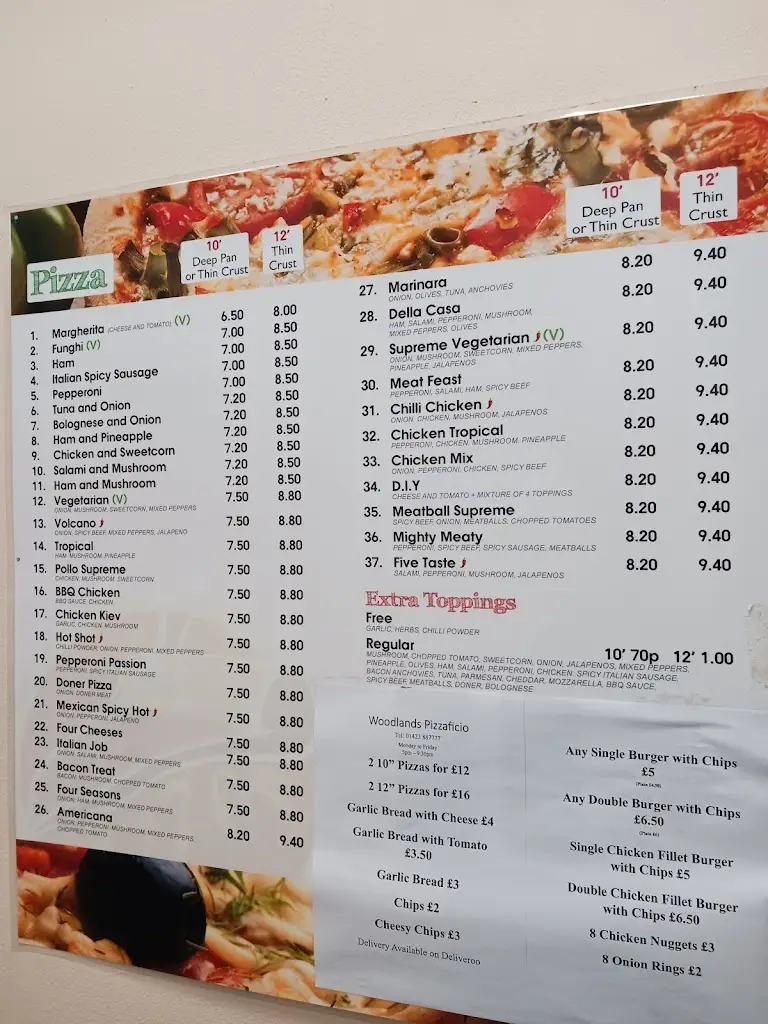 Menu_Woodlands Pizza Ficio_Pannal_imagen_1