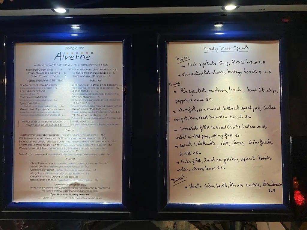 Menu_Alverne Restaurant & Lounge_Penzance_image_4