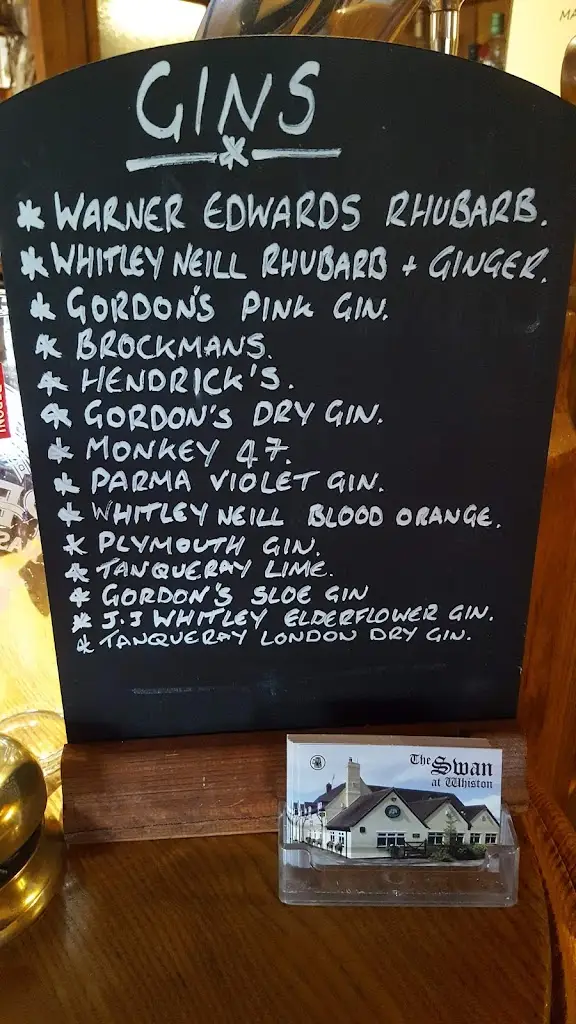 Menu_The Swan at Whiston_Penkridge_image_4