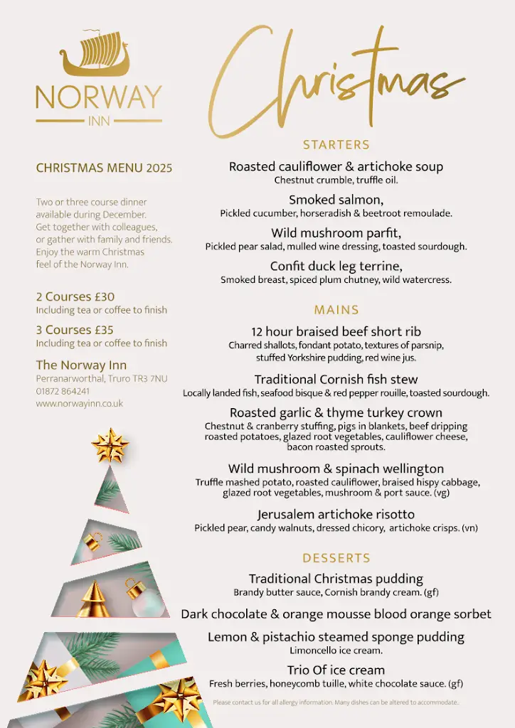 Menu_Norway Inn_Perranwell_immagine_1