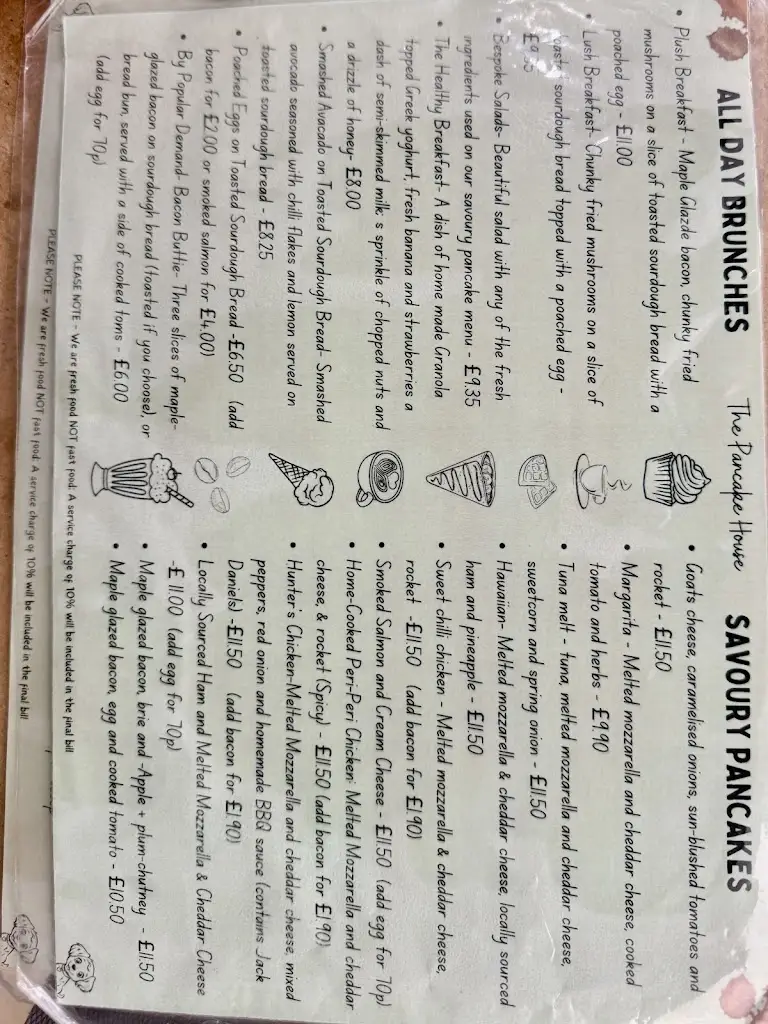 Menu_The Pancake House_Pateley Bridge_image_1