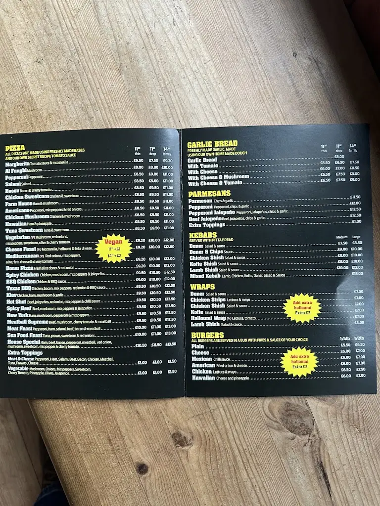 Menu_Pateley Pizza_Pateley Bridge_image_1
