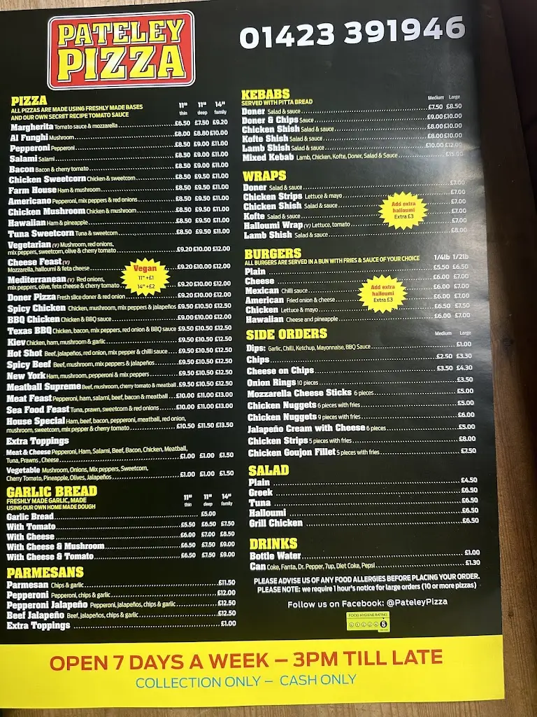 Menu_Pateley Pizza_Pateley Bridge_image_3