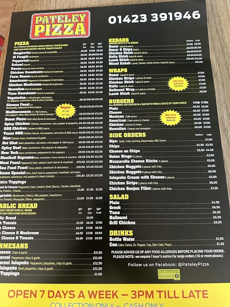 Menu_Pateley Pizza_Pateley Bridge_image_4