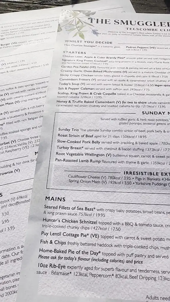 Menu_The Smugglers Rest_Peacehaven_image_2