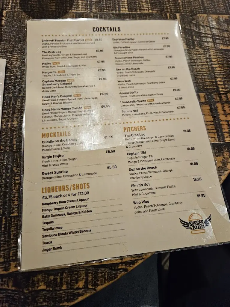 Menü_Burger & Bird_Peacehaven_Bild_1