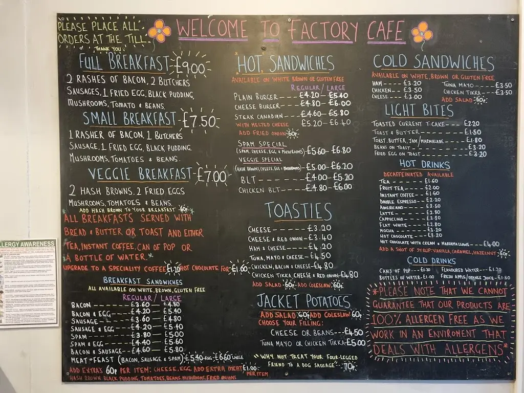 Menu_Factory Cafe_Barnoldswick_immagine_1