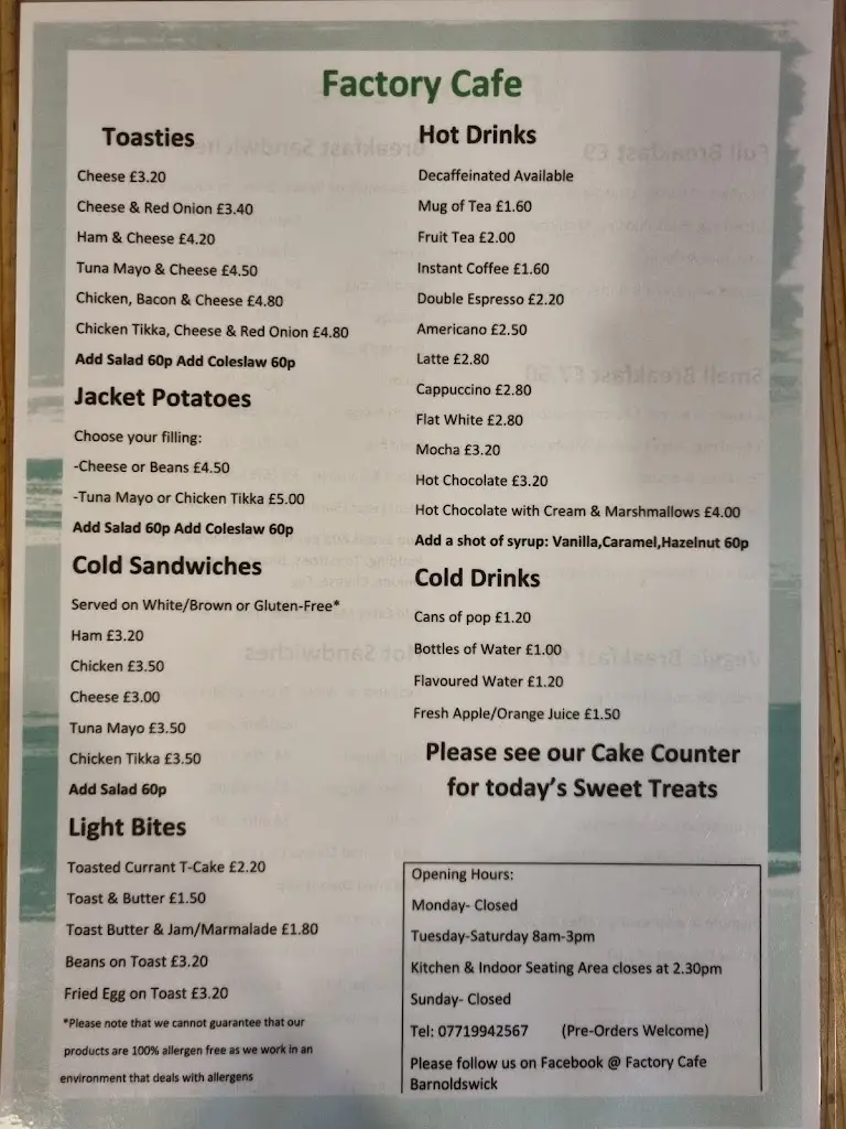 Menu_Factory Cafe_Barnoldswick_immagine_2