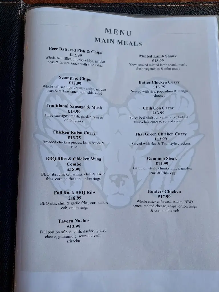 Menu_The Tavern Telscombe Cliffs_Peacehaven_image_1