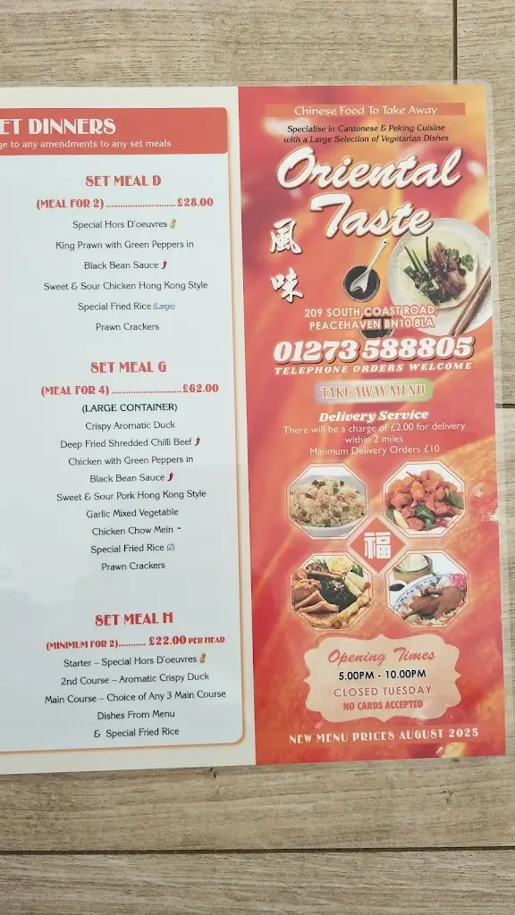 Menu_Oriental Taste_Peacehaven_image_4