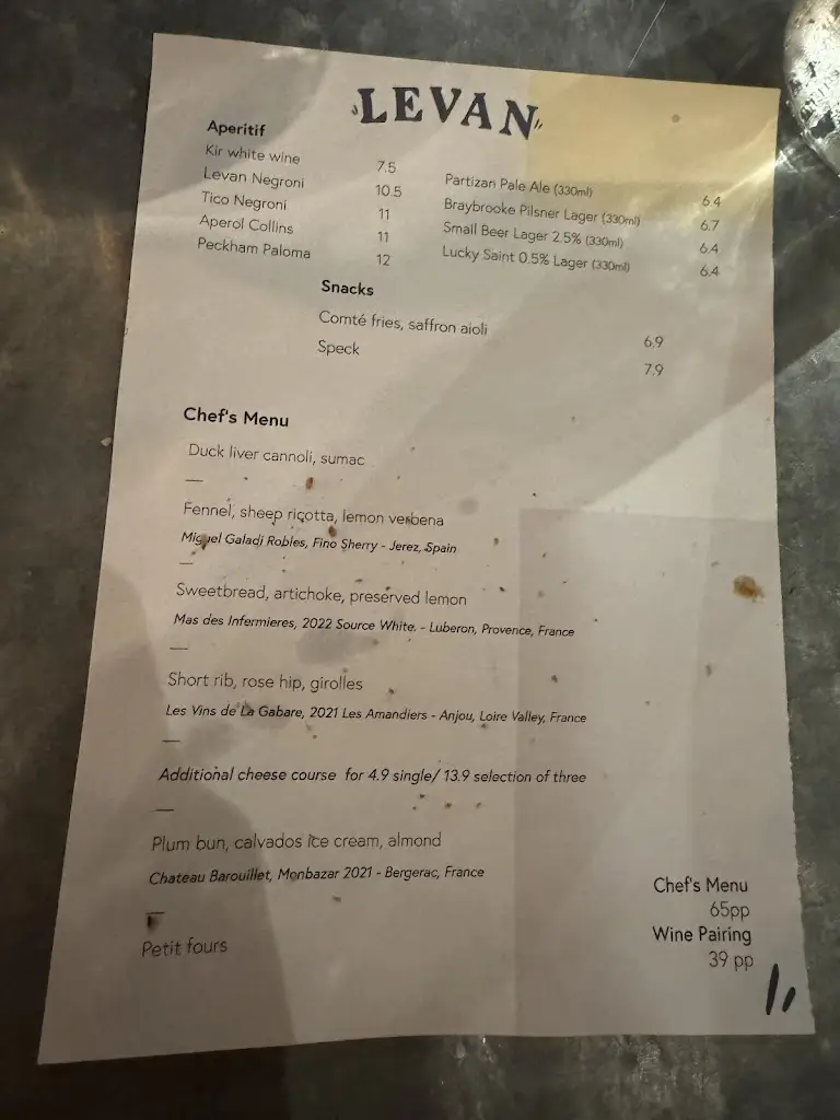 Menu_Levan Restaurant Peckham_Peckham_image_3