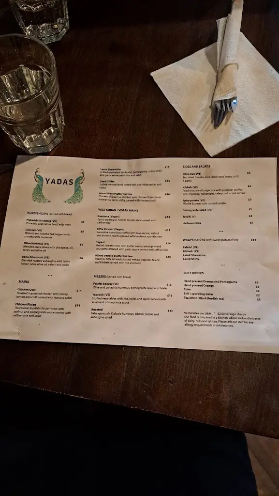 Menu_Yada’s Kitchen_Peckham_image_1