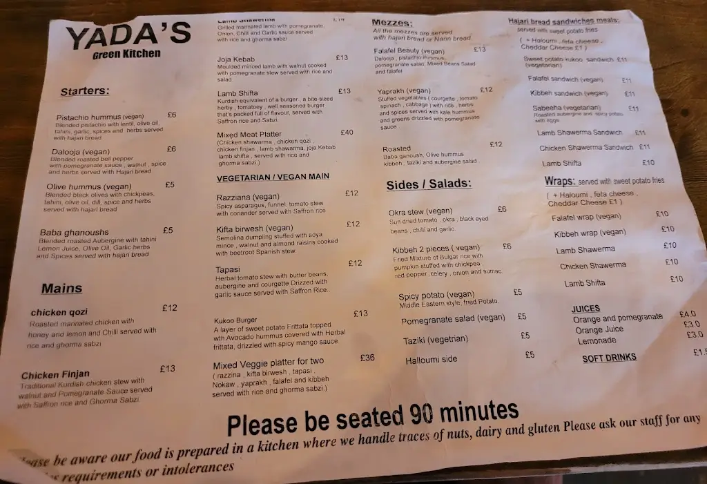 Menu_Yada’s Kitchen_Peckham_image_4