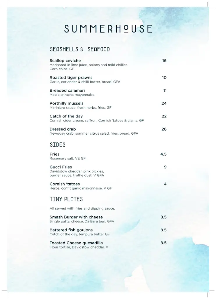 Menu_Summer House_Perranporth_immagine_3