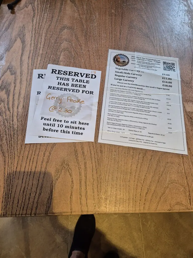 Menu_The Tywarnhayle_Perranporth_image_2