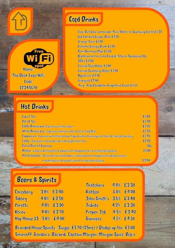 Menu_The Deck_Perranporth_image_1