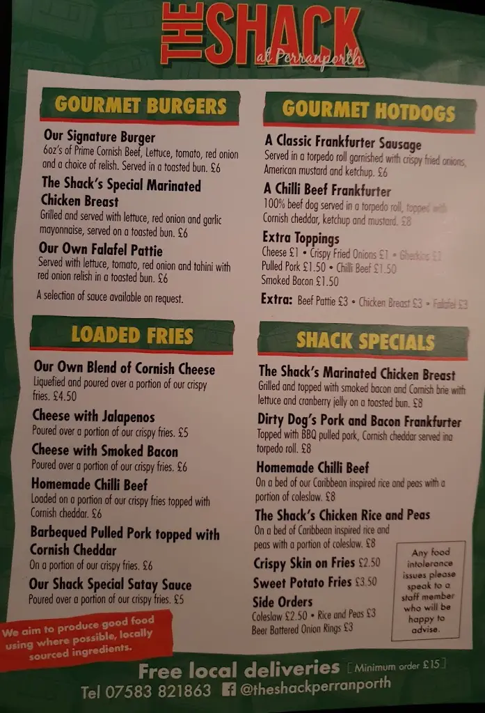Menu_The Shack_Perranporth_image_2