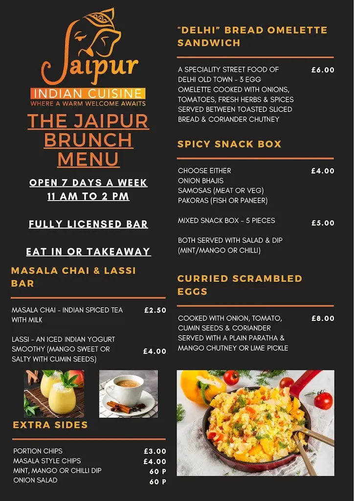 Menu_Jaipur Indian Cuisine_Perranporth_immagine_1
