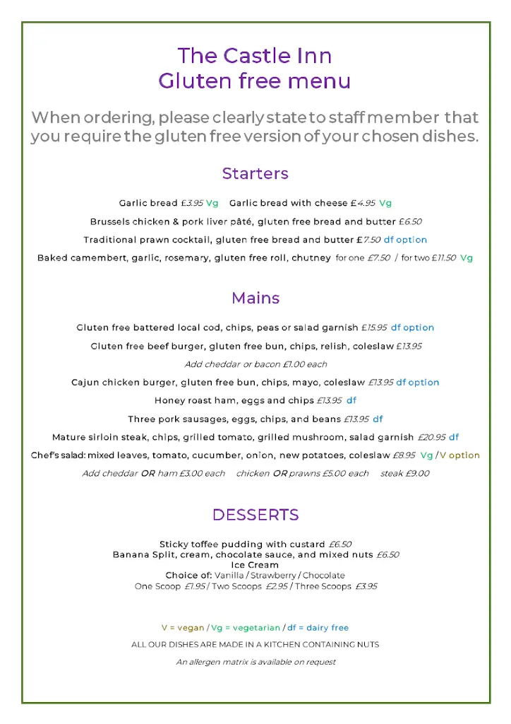 Menu_Castle Inn_Pevensey_image_1