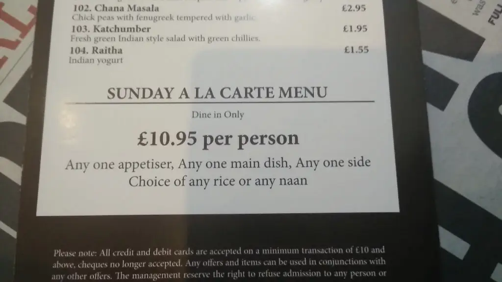 Menu_Raipur Contemporary Indian Cuisine_Pevensey_image_1