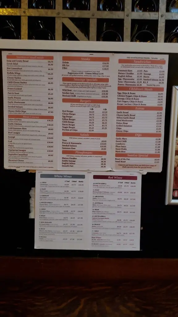 Menu_The Marine_Pevensey_image_2