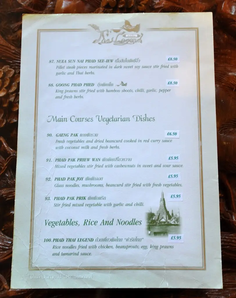 Menu_Thai Legend Restaurant_Pershore_image_4