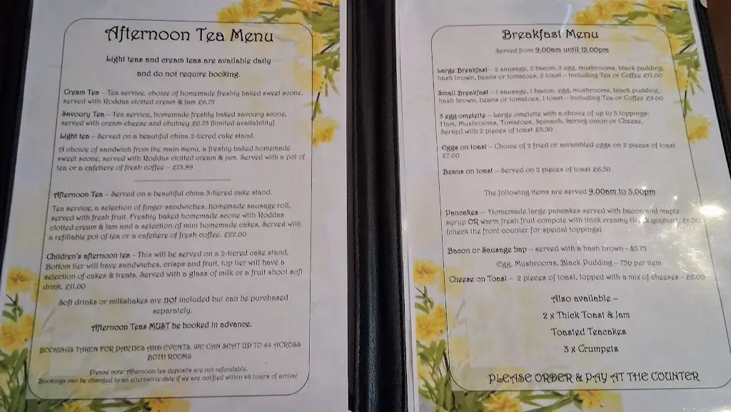 Menu_Sugar Plum Tearooms_Pershore_image_1