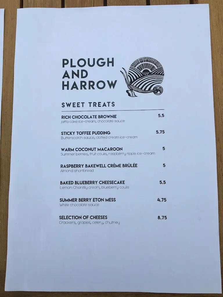 Menu_The Plough & Harrow_Pershore_image_2