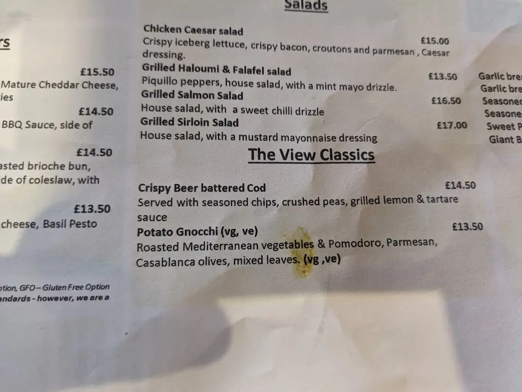 Menu_The View Hitchin Restaurant_Pirton_image_3