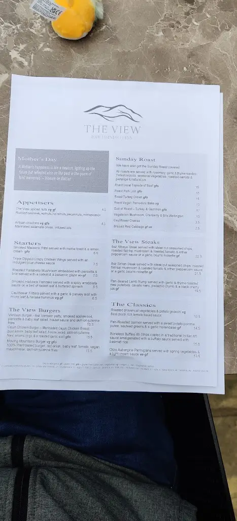 Menu_The View Hitchin Restaurant_Pirton_image_4