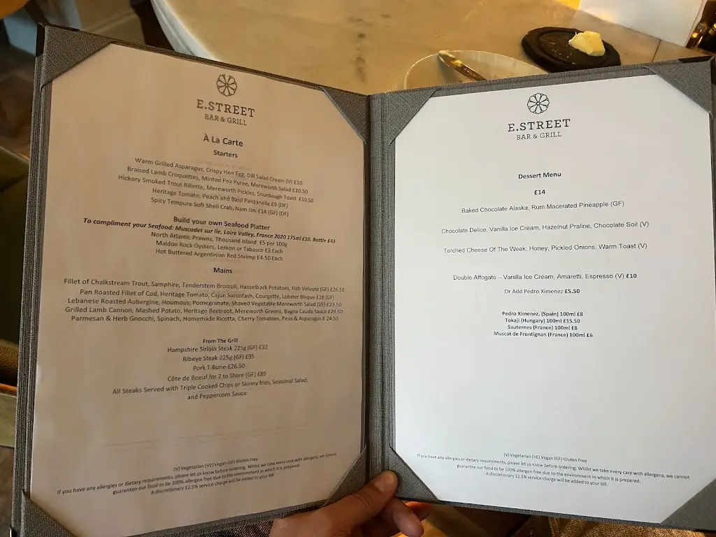 Menu_E.Street Bar & Grill_Petworth_image_2