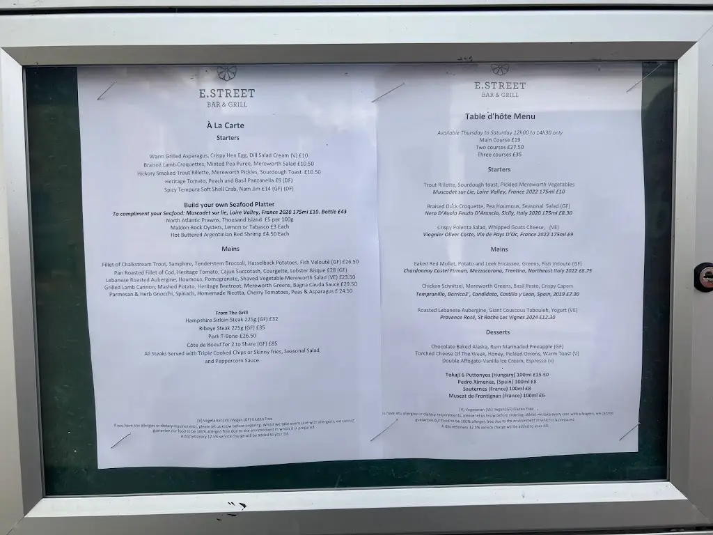 Menu_E.Street Bar & Grill_Petworth_image_3