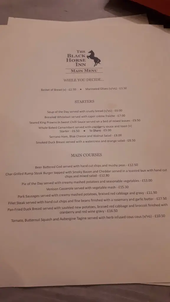 Menu_The Black Horse Inn_Petworth_image_3