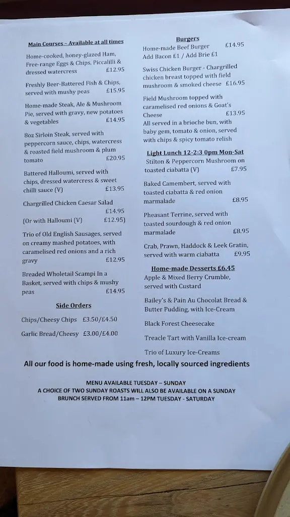 Menu_The Cricketers_Petworth_image_3
