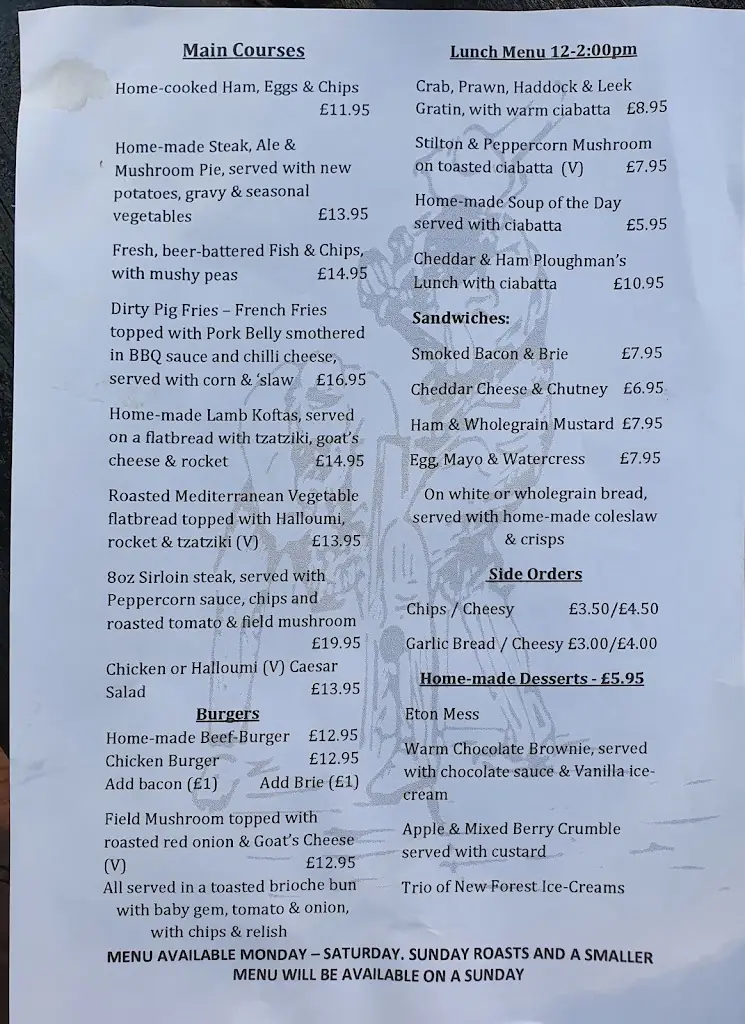 Menu_The Cricketers_Petworth_image_4