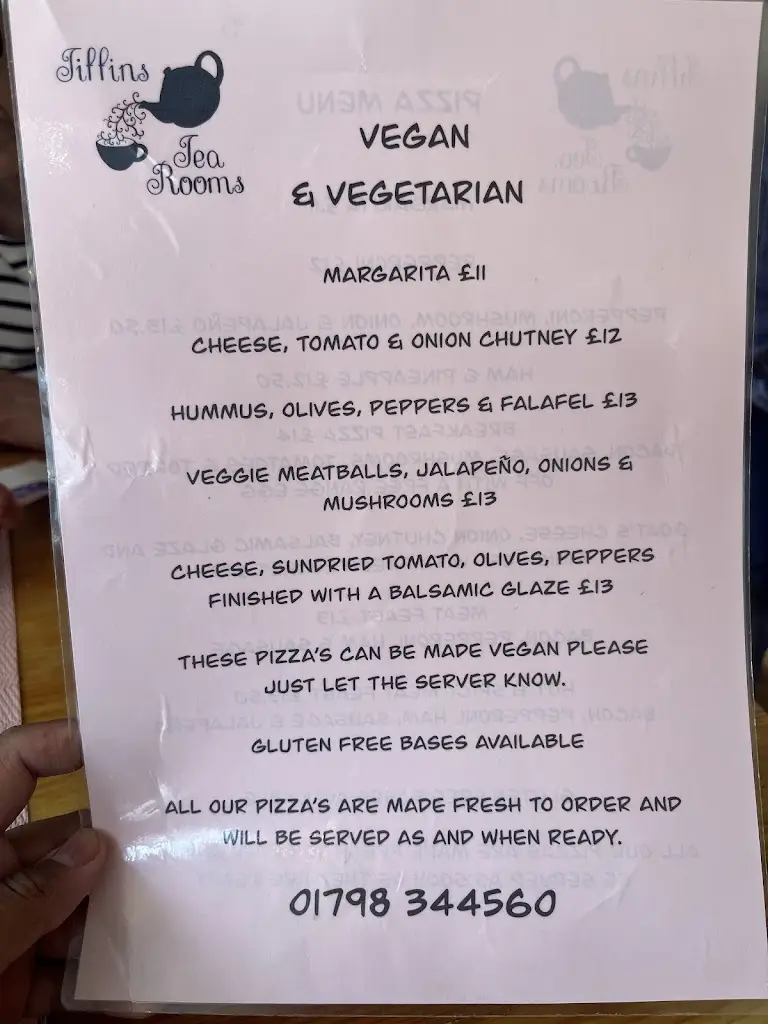 Menü_Tiffins of Petworth_Petworth_Bild_1