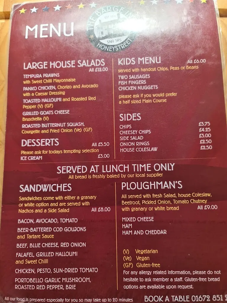 Menu_The Barge Inn_Pewsey_image_3