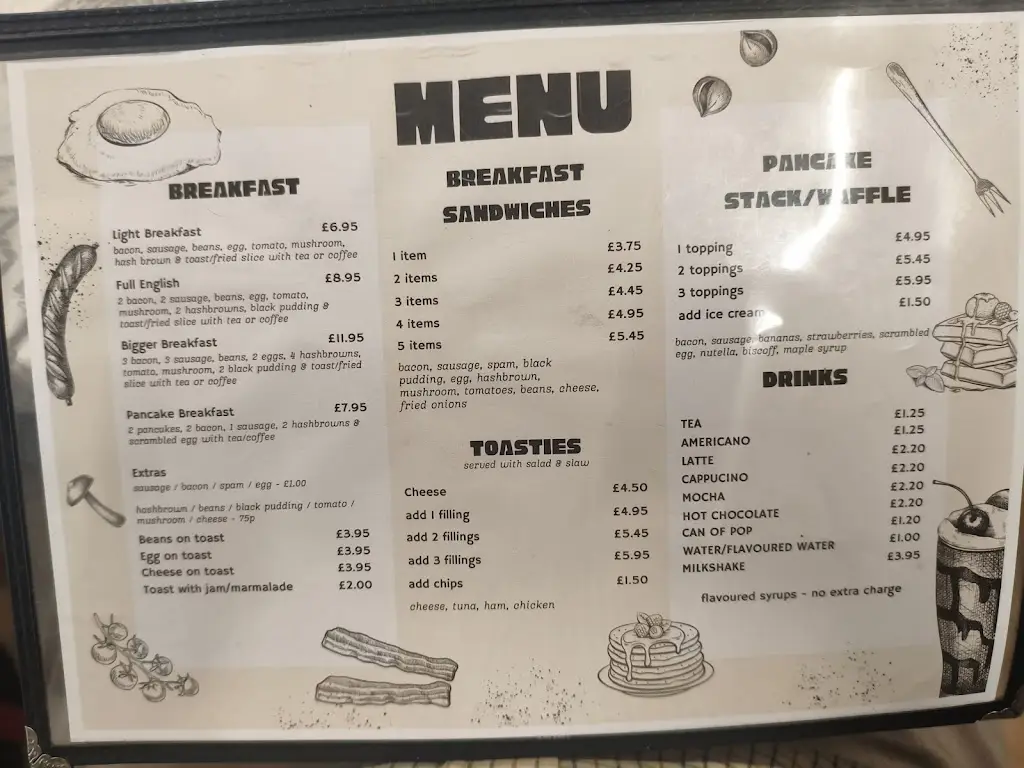 Menu_Preston's Cafe_Barnoldswick_imagen_1